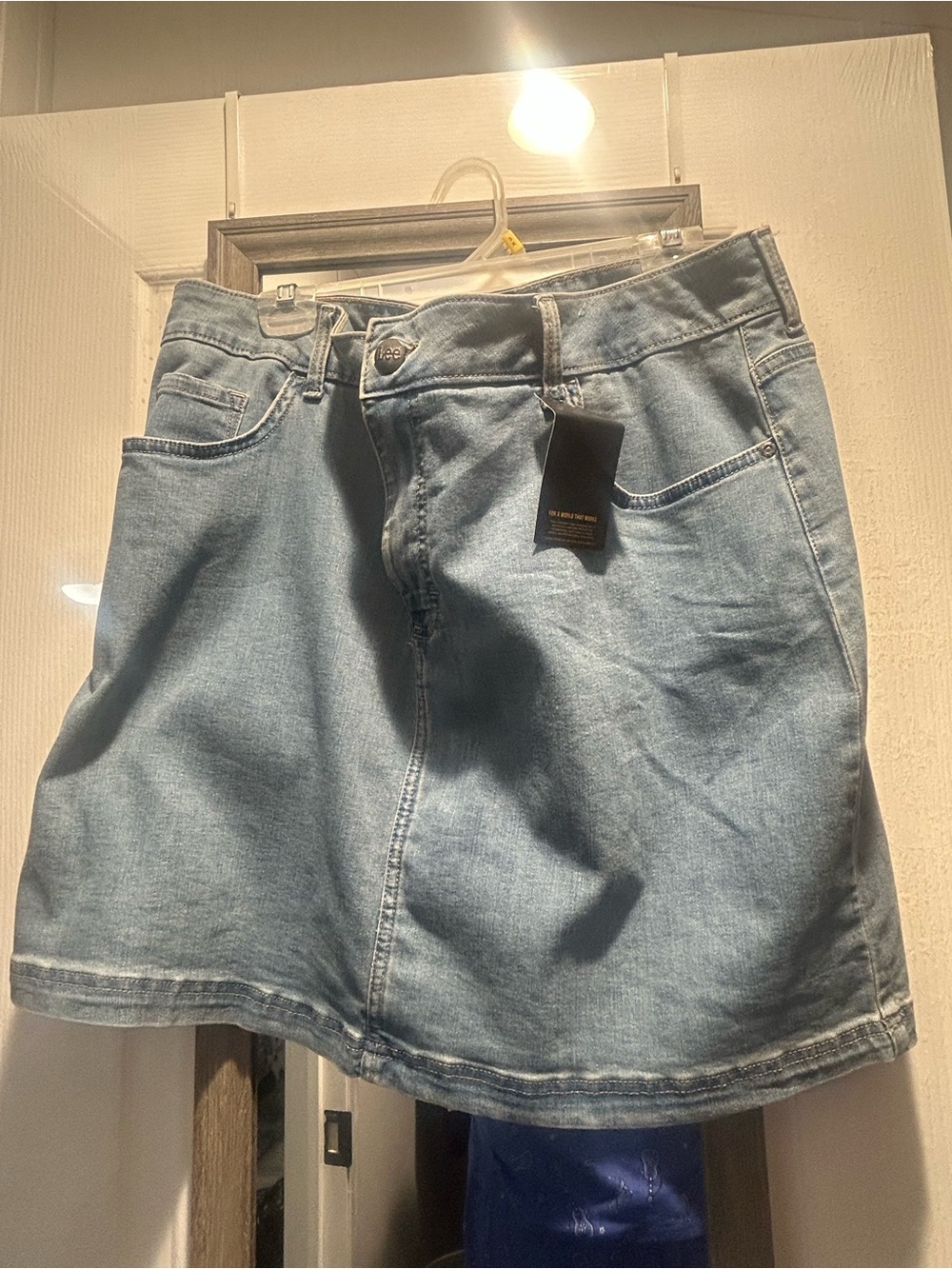 Lee Light Blue Denim Skirt
